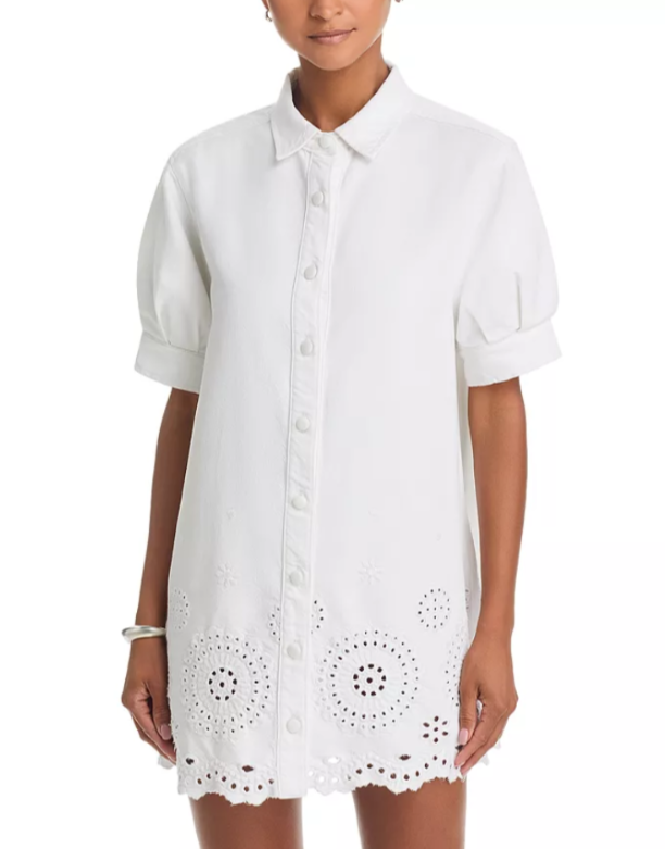 FRAME The Eyelet Play Dress MSRP $498