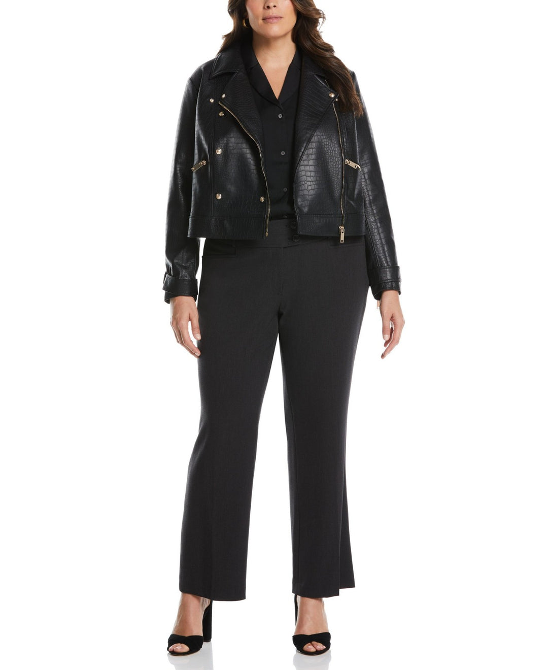 Rafaella Plus Size Curvy Fit Bootcut Pants MSRP $89