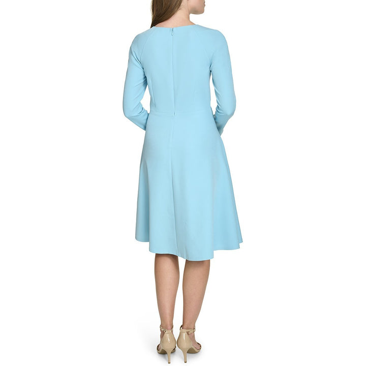 Tommy Hilfiger Women's Keyhole Fit & Flare Dress MSRP $119