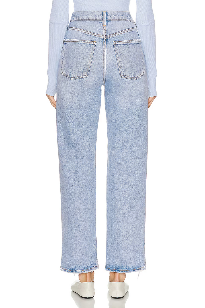 AGOLDE Fran Low Slung Easy Straight Jeans MSRP $238