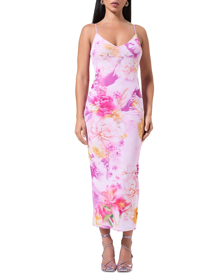 AFRM Amina Mesh Maxi Slip Dress MSRP $78