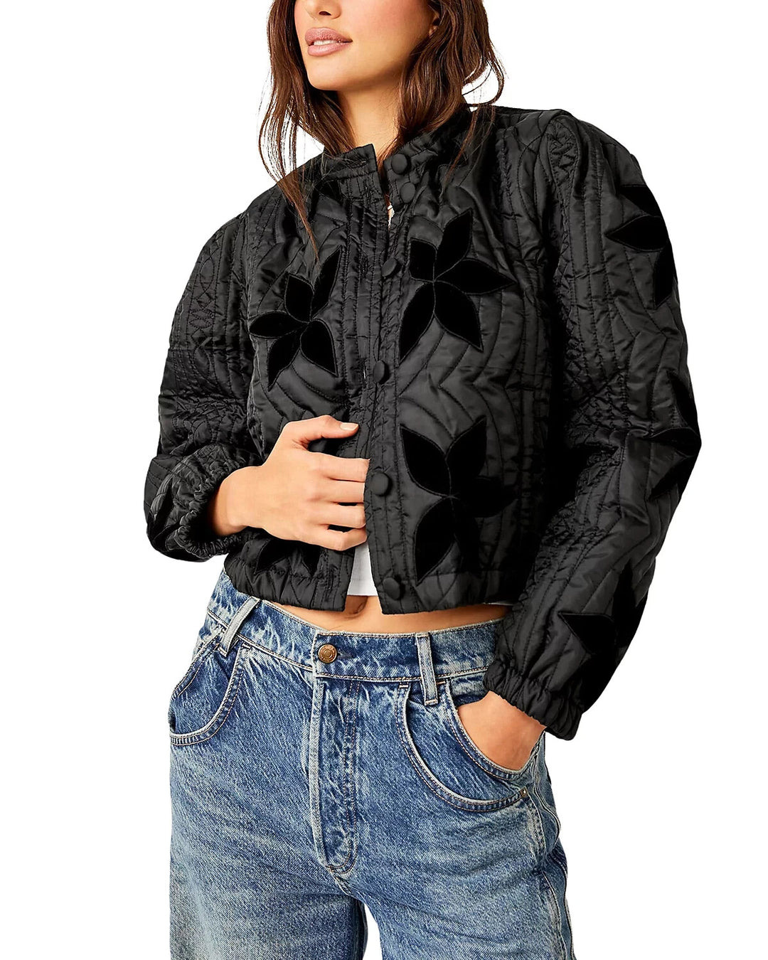 Free People Quinn Quilted Jacket MSRP $198