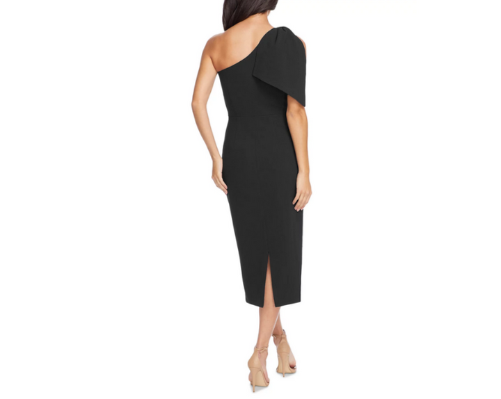 Dress the Population Tiffany One Shoulder Midi Dress MSRP $148
