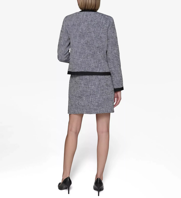 KARL LAGERFELD PARIS Women's Open-Front Jacket MSRP $179