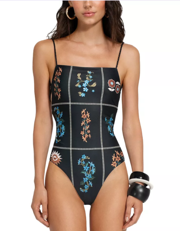 Agua Bendita Kali Reversible One Piece Swimsuit MSRP $210
