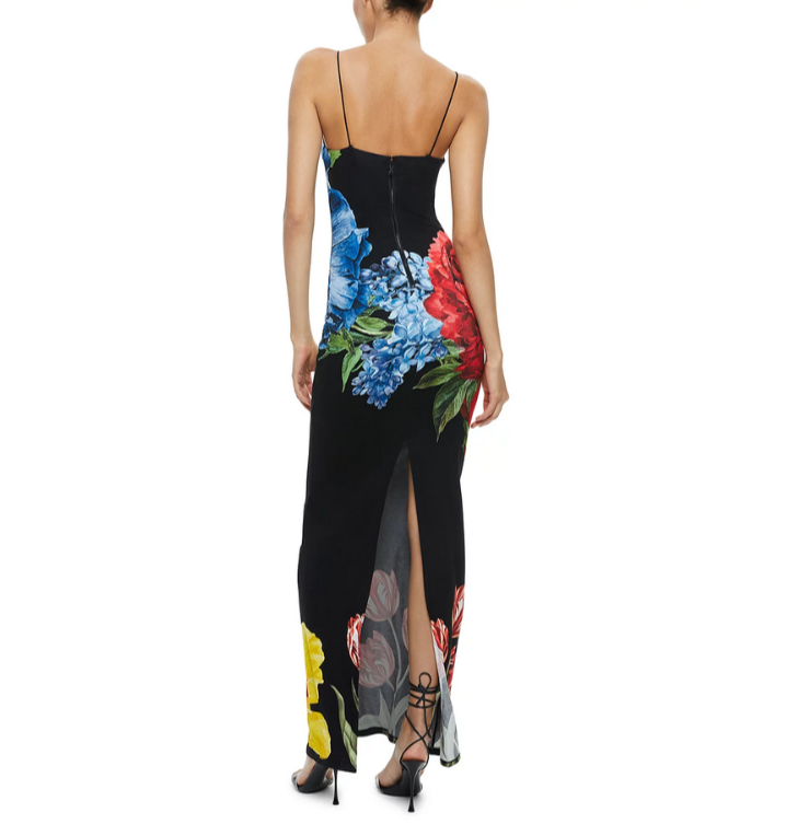 Alice and Olivia Fifi Maxi Dress MSRP $440
