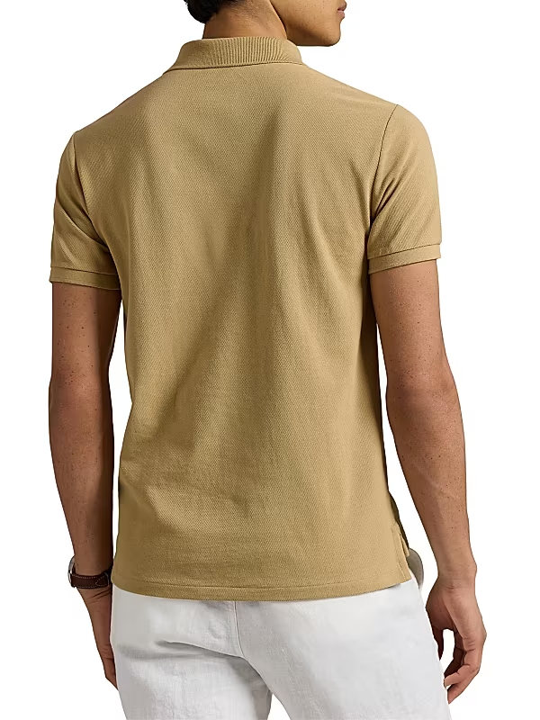 Polo Ralph Lauren Men's Cotton Custom Slim Fit Mesh Polo Shirt MSRP $110