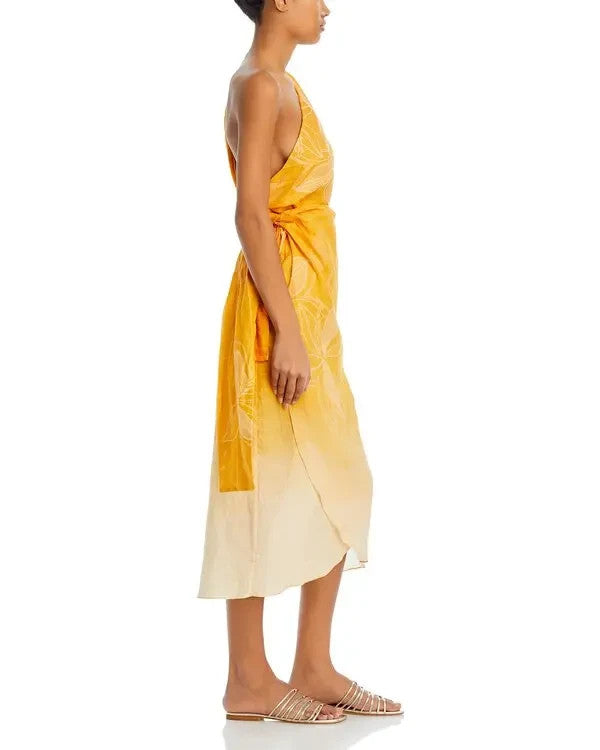 Juan De Dios Eva Linen MIDI Dress MSRP $495