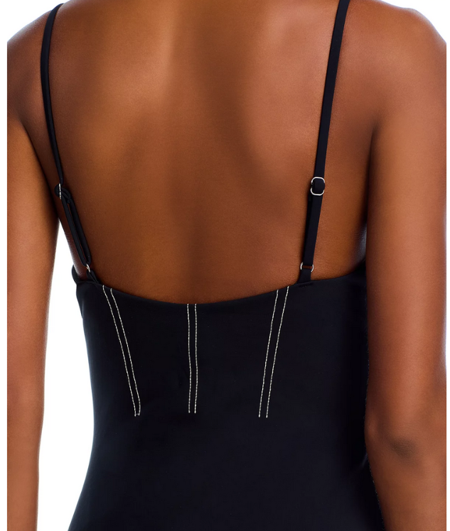 SIMKHAI Beatrix Bustier One Piece Swimsuit MSRP $275