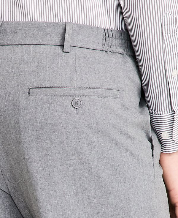 tommy hilfiger men's modern fit dress pants Tommy Hilfiger Men's Modern-Fit Stretch Dress Pants - Brown Plaid