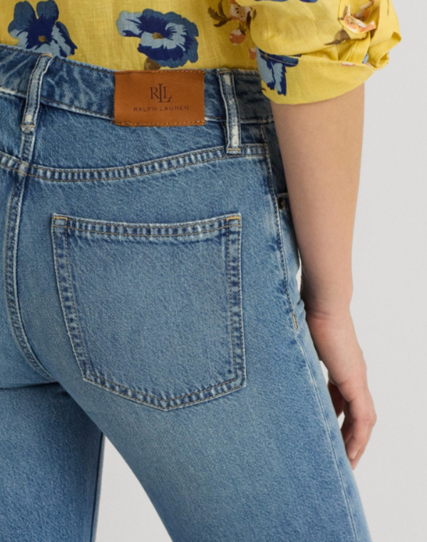 Lauren Ralph Lauren High-Rise Flare Jeans MSRP $165