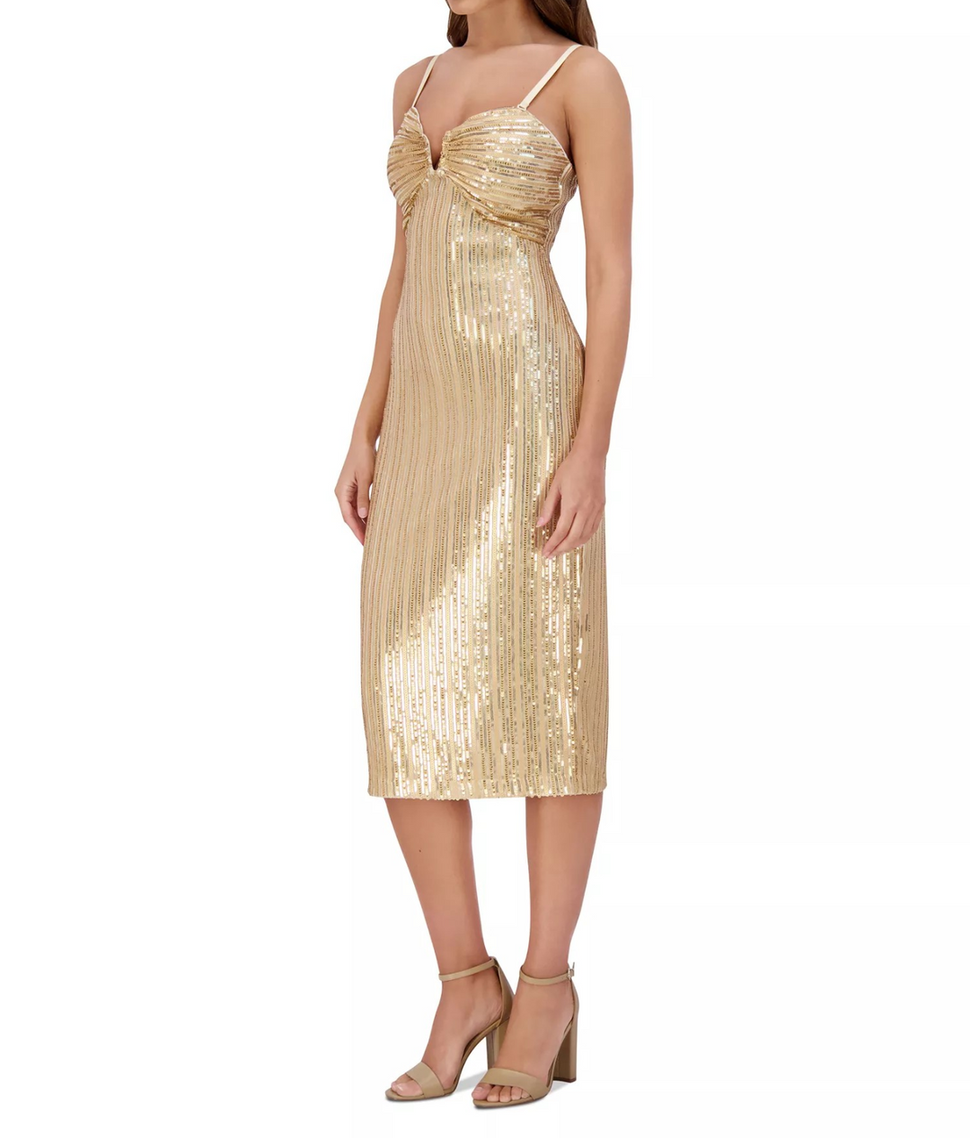 Siena Women's Sequined Midi Dress MSRP $138