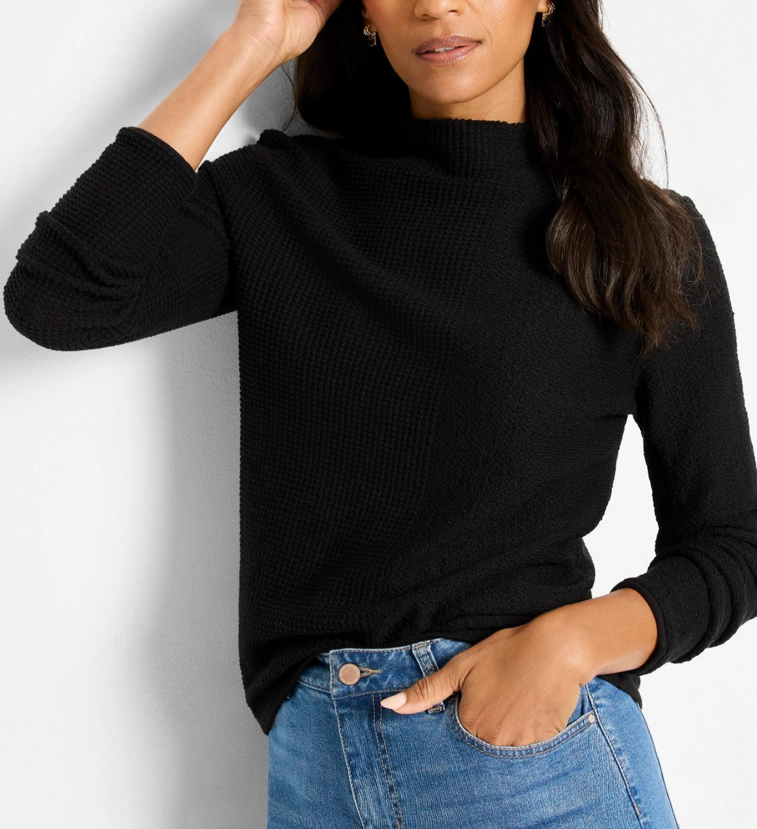 Nic+Zoe Pixel Knit Sweater MSRP $158