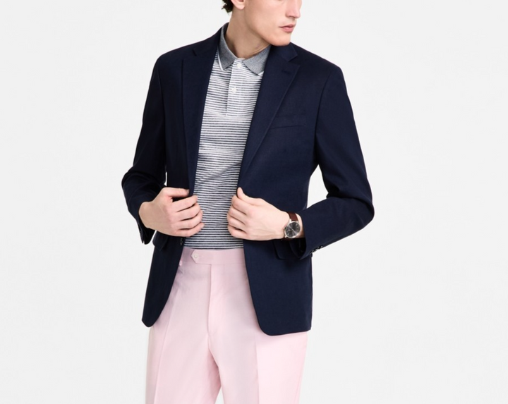 Tommy Hilfiger Men's Linen-Blend Modern-Fit Sport Coat Size 38S MSRP $295