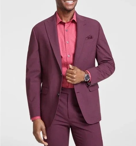 Bar III Men's Skinny-Fit Wool-Blend Suit Separate Jacket MSRP $425