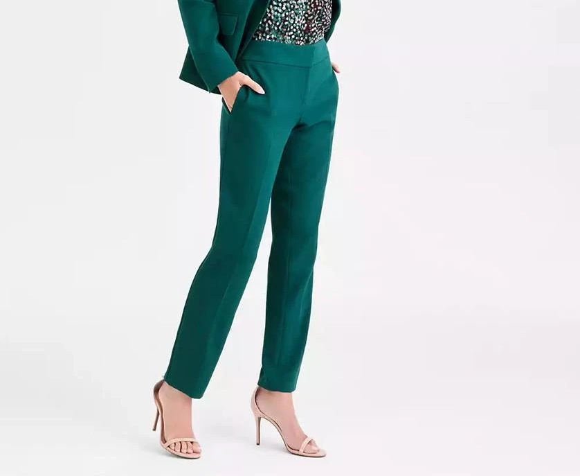 Kasper Women's Stretch Crepe Slim Leg Pant MSRP $79