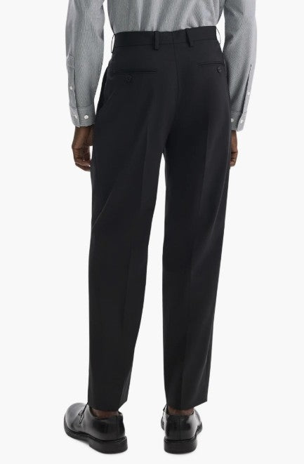 Theory Relaxed Fit Pleated Stretch Wool Dress Pants MSRP $285