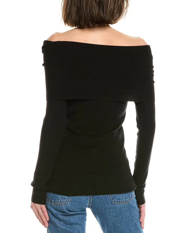 WAYF Cowl Wool-Blend Sweater MSRP $88