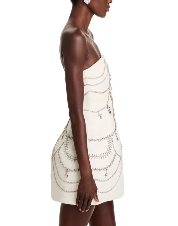 SIMKHAI Arta Bustier Mini Dress MSRP $745