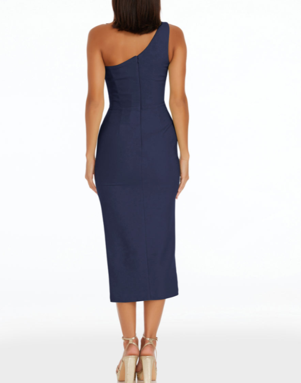 Dress the Population Magnolia Asymmetric Dress MSRP $188