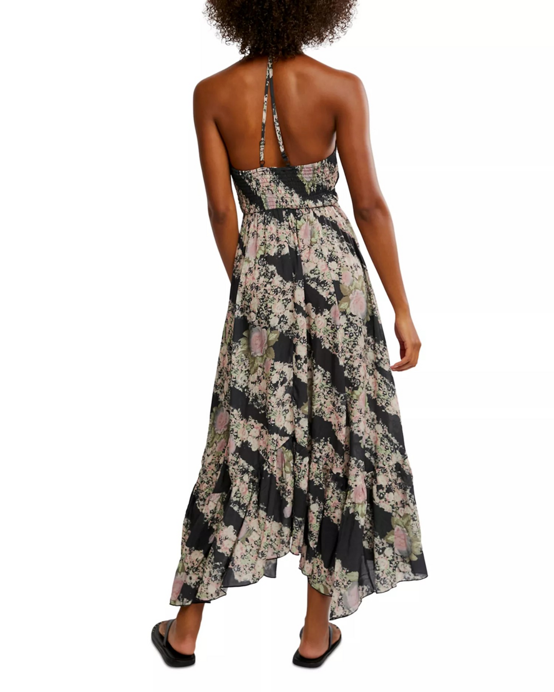 Free People Heat Wave Printed Maxi Dress MSRP $108