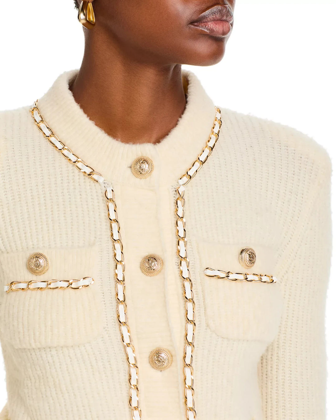 Generation Love Selma Chain Trim Cardigan MSRP $395