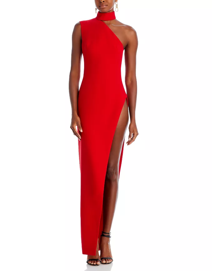 Mônot One Shoulder High Leg Gown 14B 1746