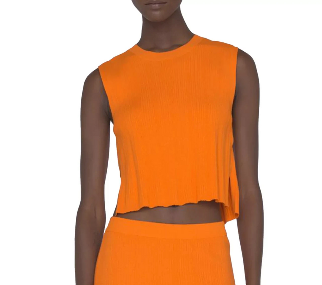 FRAME Ribbed Tank Top MSRP $288