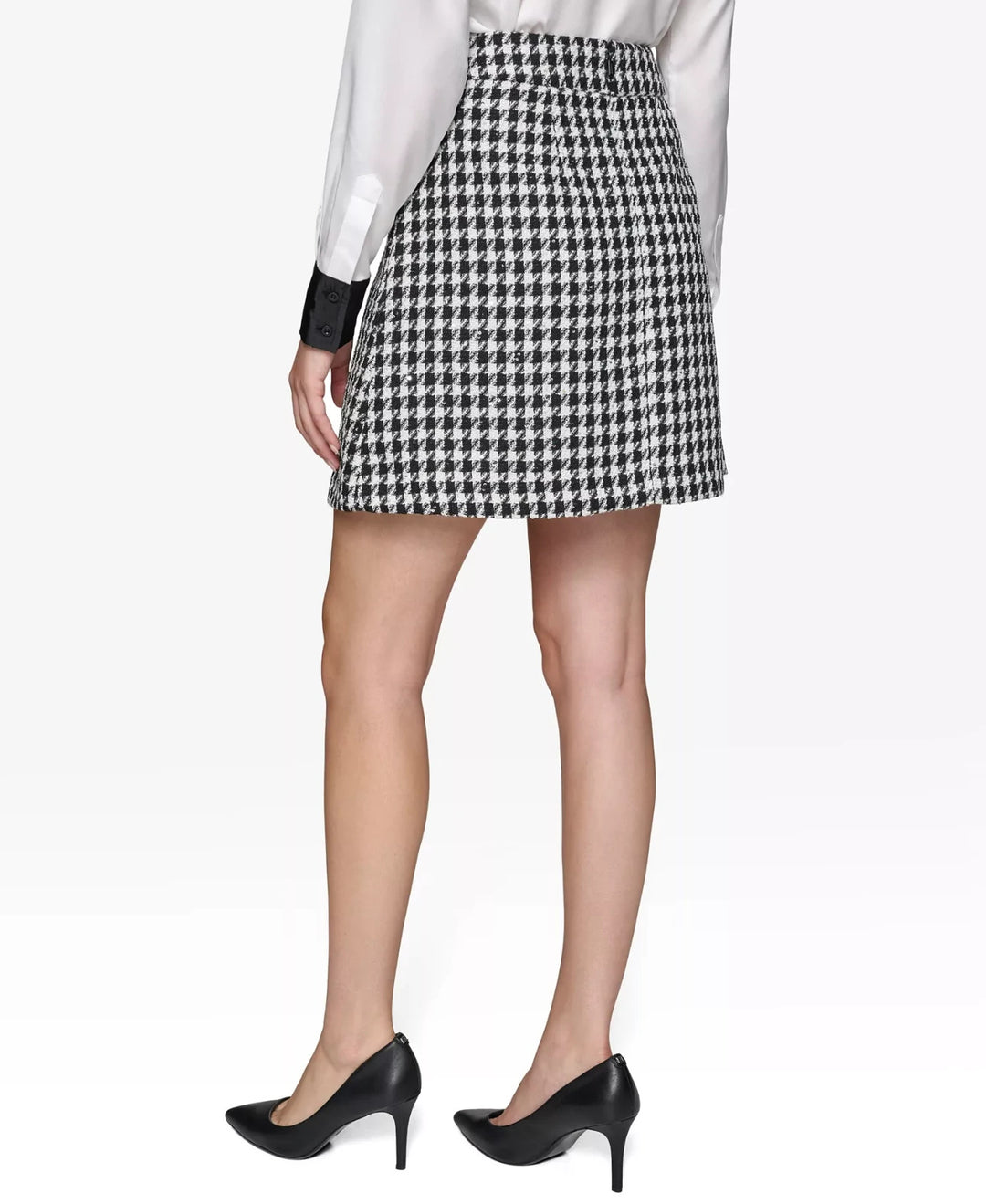 KARL LAGERFELD PARIS Houndstooth Miniskirt MSRP $109