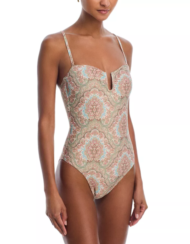 AIGE Gianna U Ring Front One Piece Swimsuit MSRP $229