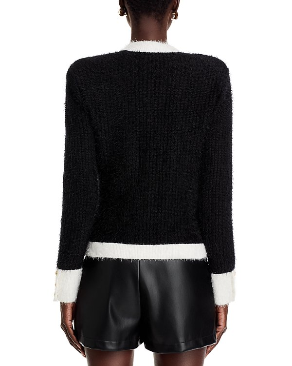 L'Agence Georgia Contrast Cardigan Blazer MSRP $475