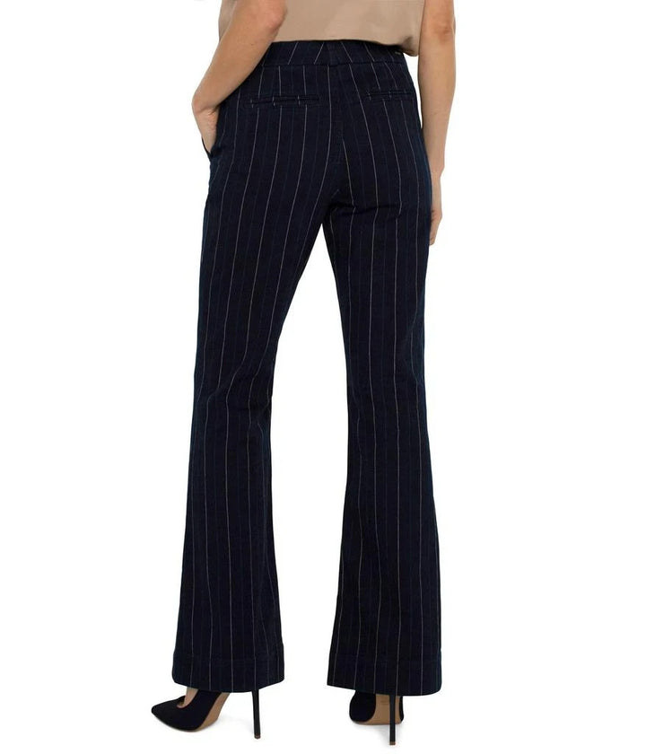 Liverpool Los Angeles Denim Mid-Rise Flare Trouser MSRP $109