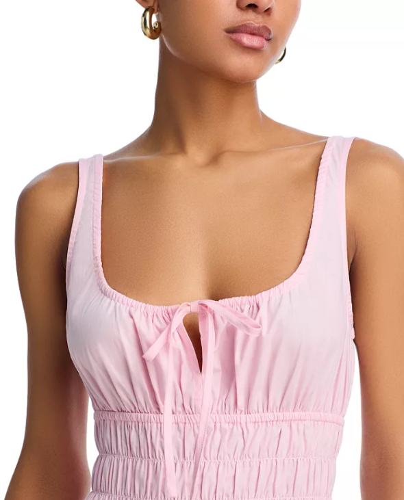 Ciao Lucia Gianluca Smocked Mini Dress MSRP $305