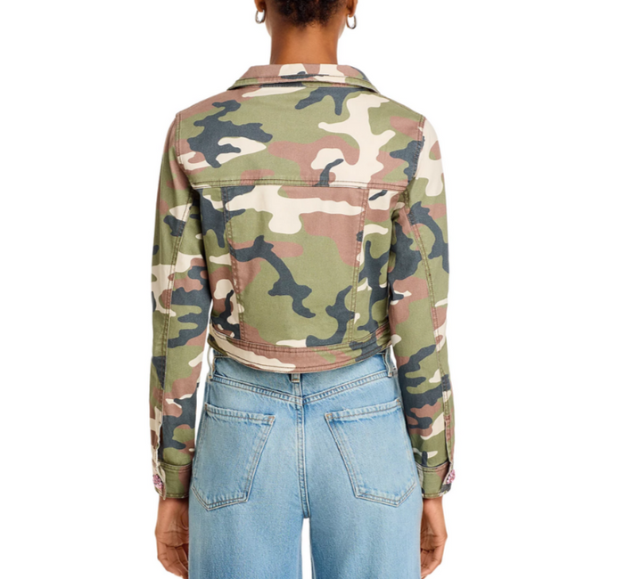 Cinq à Sept Camo Cropped Jacket MSRP $495