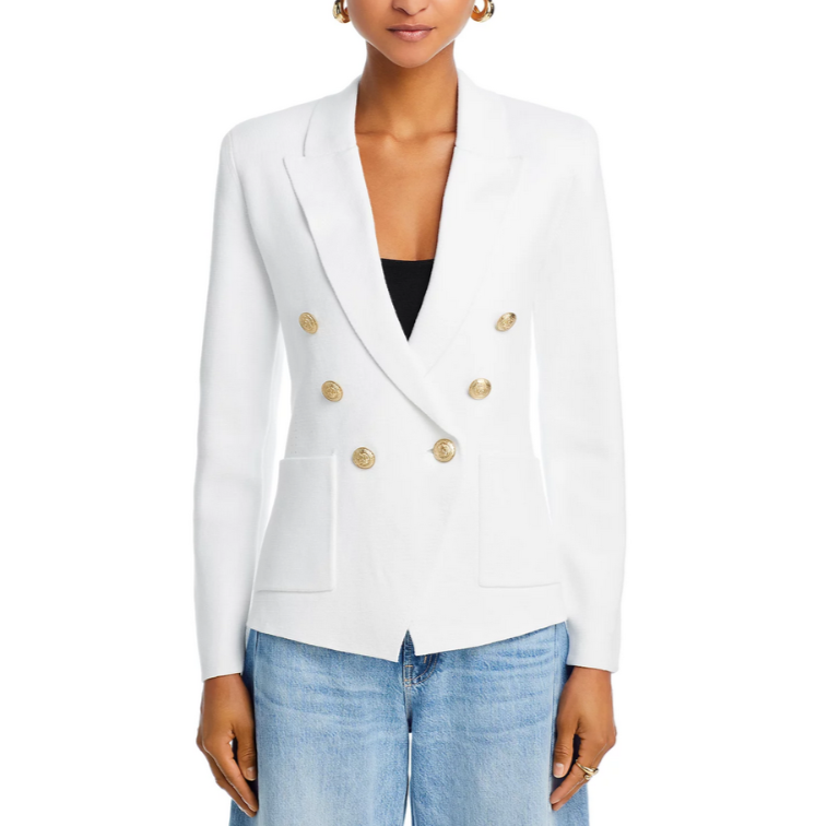 L'AGENCE Enzie Knit Blazer MSRP $495