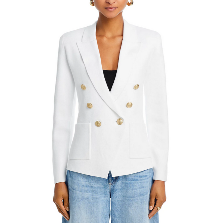 L'AGENCE Enzie Knit Blazer MSRP $495