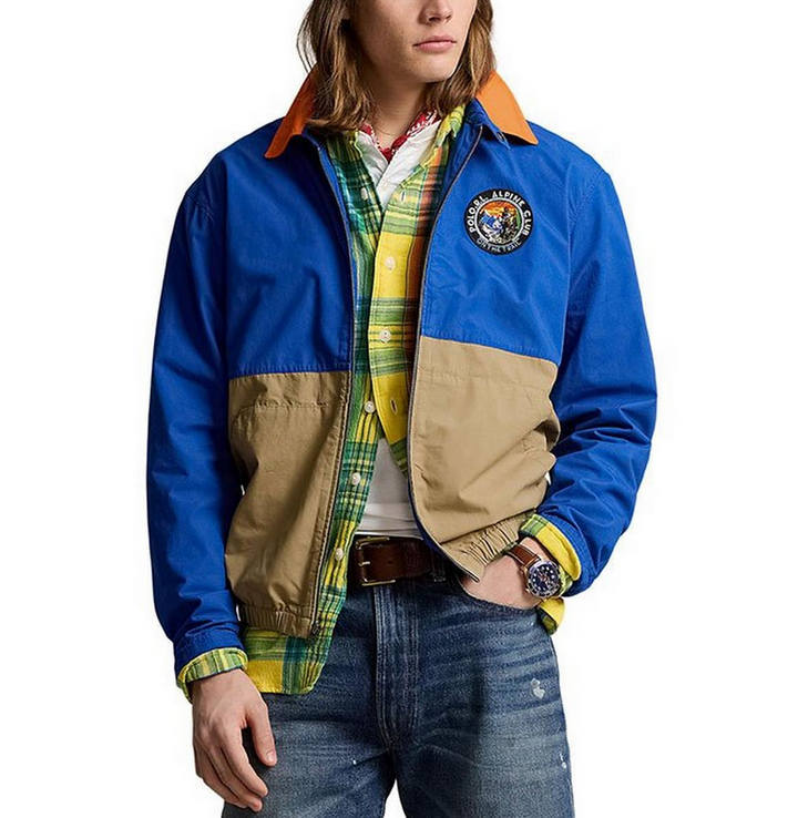 POLO Ralph Lauren Colorblocked Windbreaker Jacket MSRP $168