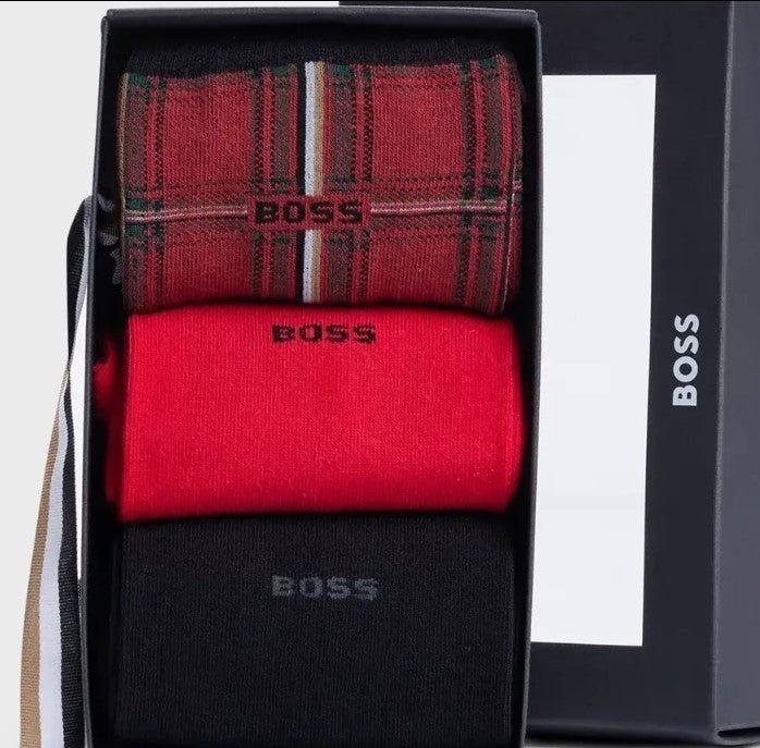 Boss Dress Socks Gift Set, Pack of 3 MSRP $30