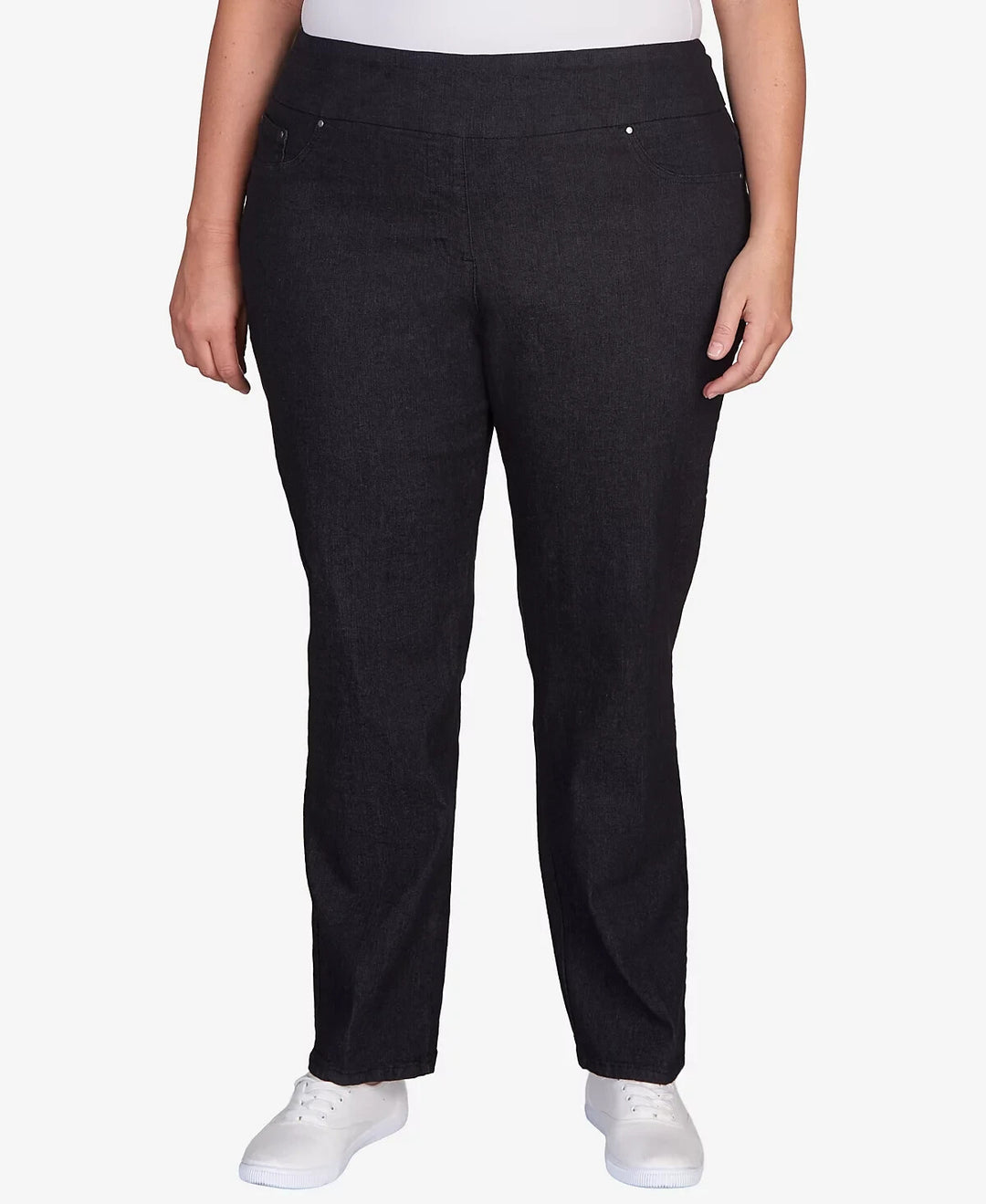 Ruby Rd. Plus Size Pull On Denim Pants MSRP $54