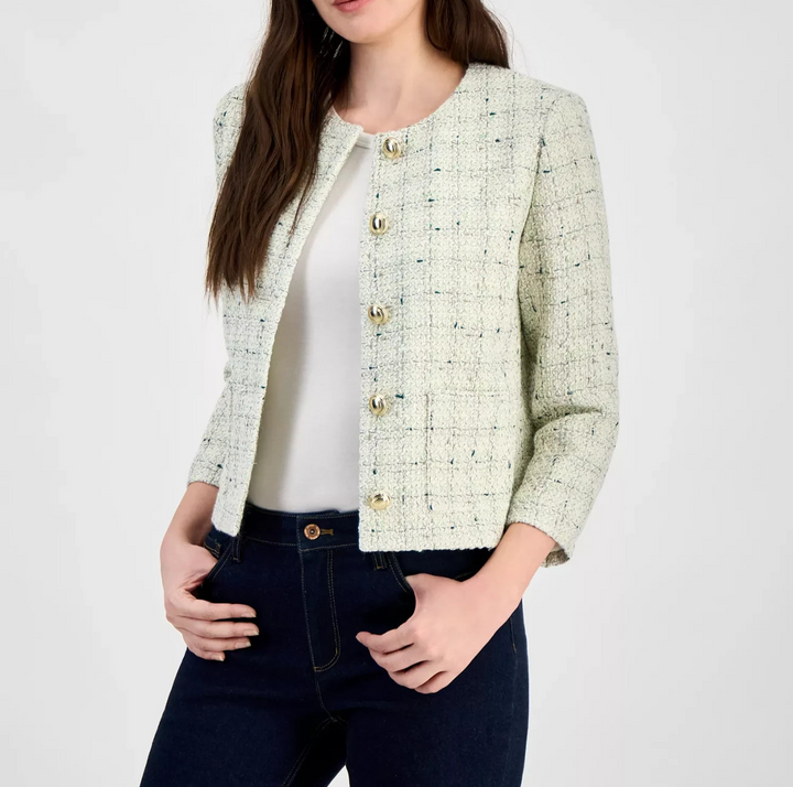 Anne Klein Women's Tweed Jacket MSRP $189