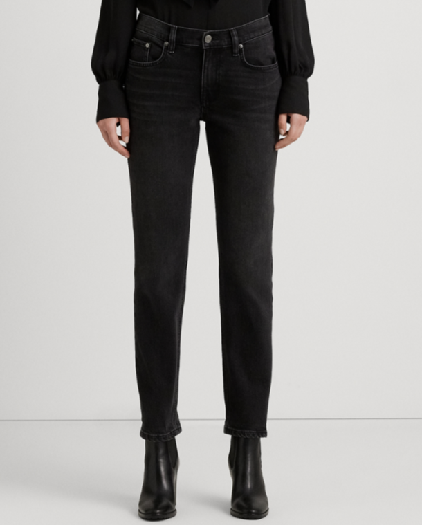 Lauren Ralph Lauren Relaxed Tapered Ankle Jeans MSRP $125