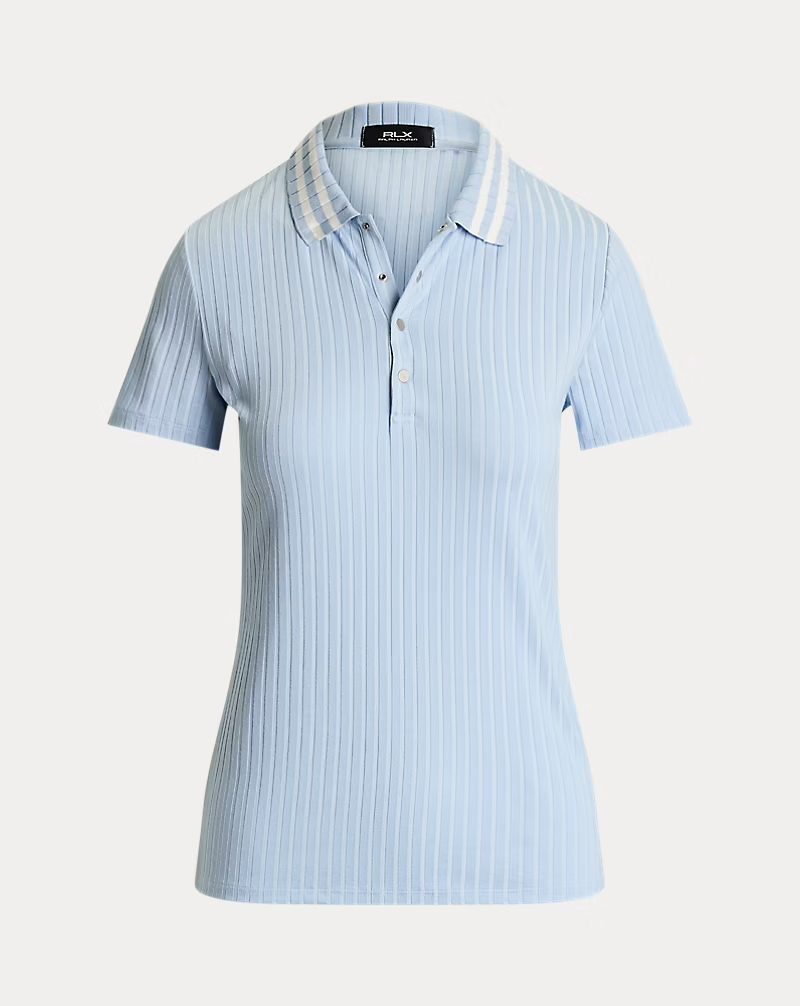 Ralph Lauren RLX Slim Fit Ribbed Polo Shirt MSRP $138