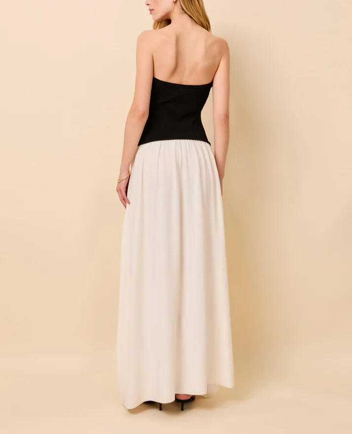 Solid & Striped the Strapless Soglio Dress MSRP $298