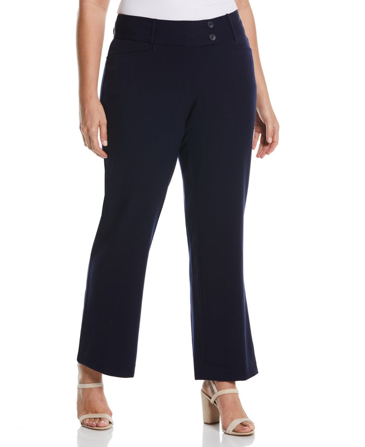 Rafaella Plus Size Curvy Fit Bootcut Pants MSRP $89