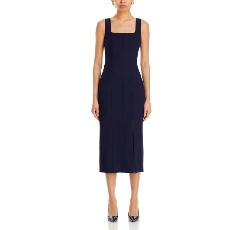 BOSS Dineza Sleeveless Midi Dress MSRP $495