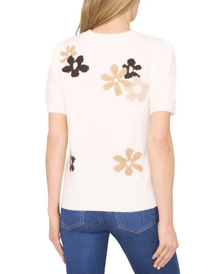 CeCe Groovy Flower Pullover MSRP $69