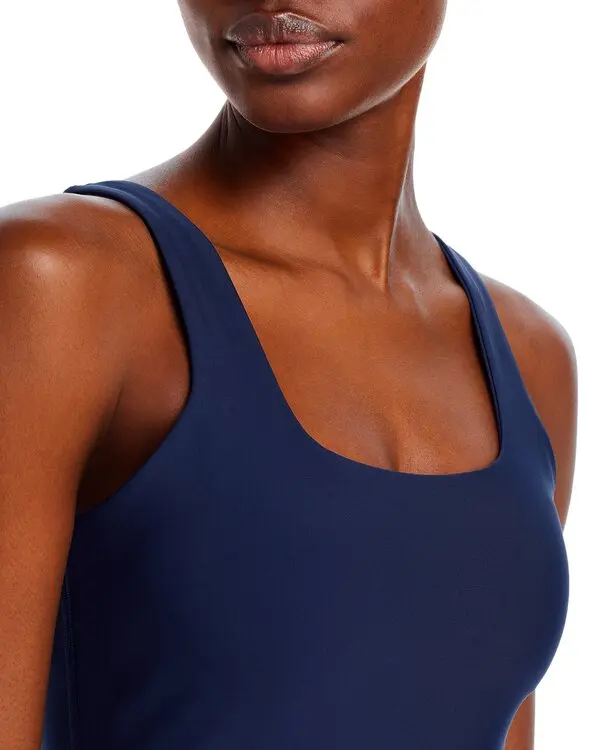 AQUA Athletic Square Neck Meet And Greet Top MSRP $58