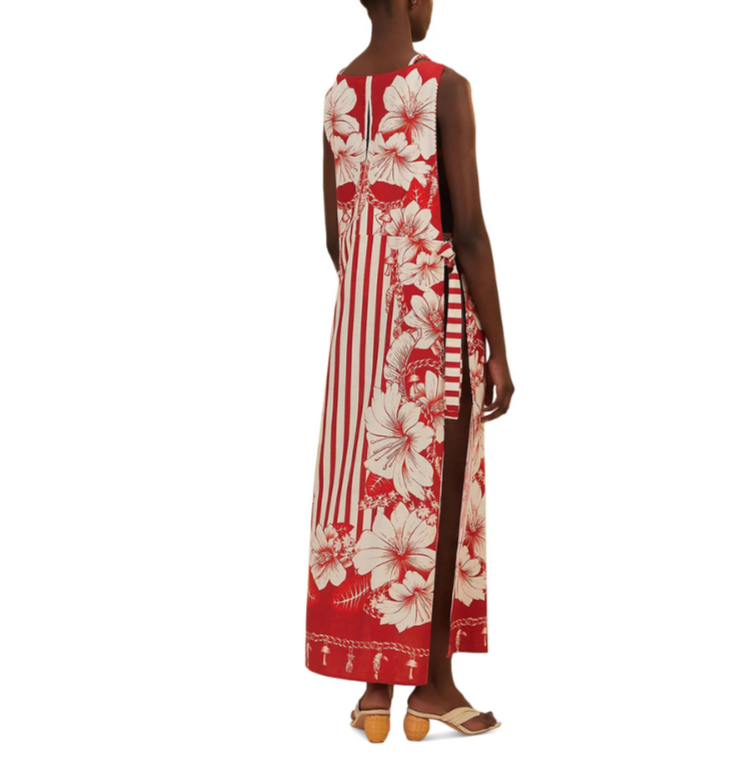 FARM Rio Floral Chains Cover-Up Dress MSRP $230