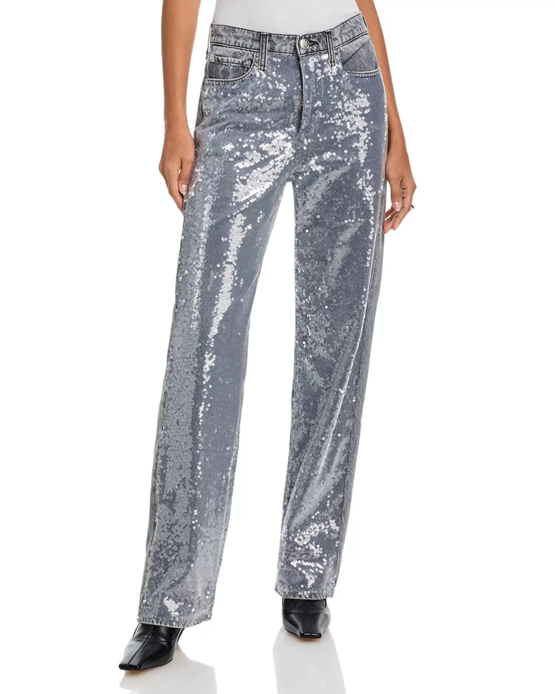 rag & bone Shea High Rise Straight Jeans MSRP $438