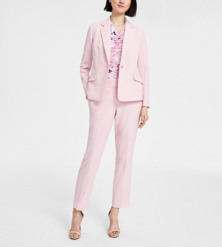 Kasper Petite One Button Notched Collar Blazer MSRP $119